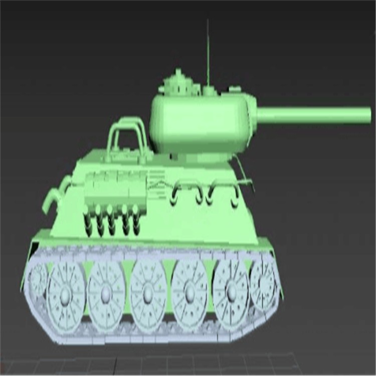 播州充气军用坦克模型